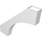 Ekena Millwork 5 1/2-in. W x 36-in. D x 36-in. H Westlake Architectural Grade PVC Knee Brace BRCP055X36X36WTL - alternate 6